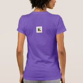 1キロメートルずつ問題解決 Tシャツ (裏面)