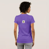 1キロメートルずつ問題解決 Tシャツ (裏面フル)