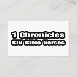 『1クロニクルKJV聖句』文字 エンクロージャーカード