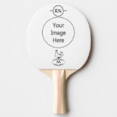 1グラムの卵を産むマザーヘン 卓球ラケット (正面)