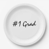 1グラードのパーソナライズ ペーパープレート (正面)