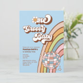 1グルービーベビー1st誕生日パーティの招待状 招待状 (スタンド正面)