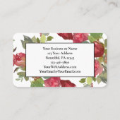 1コリント人13:4-8愛は忍耐強い愛は優しい 名刺 (裏面)