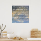 1コリント10:13聖書の詩のポスター ポスター (キッチン)