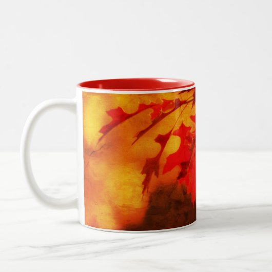 1コリント10:31神の栄光のためにすべての行う ツートーンマグカップ (左)