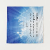 1コリント10:31 タペストリー (正面(横))