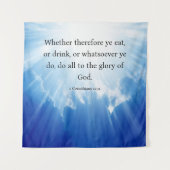 1コリント10:31 タペストリー (正面)