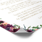 1コリント13ラブバイブル聖句フローラ ポスター (角)