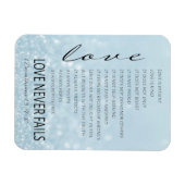 1コリント13愛は聖書の聖句 マグネット (横)