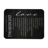 1コリント13愛は聖書の聖句 マグネット (横)