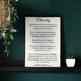 1コリント13素朴王ヤコブ聖句 ポスター