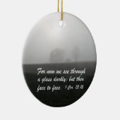 1コリント13:12 セラミックオーナメント (右)