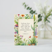 1コリント13:13キリスト教の聖書の聖句 ポストカード (スタンド正面)