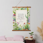 1コリント13:13キリスト教の聖書の聖句 吊り下げ型タペストリー (寝室)