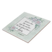 1コリント13:13信仰の希望の愛、聖書の聖句 タイル (側面)