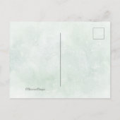 1コリント13:13信仰の希望の愛、聖書の聖句 ポストカード (裏面)