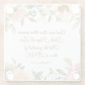 1コリント13:13信仰の願い愛の聖句 ガラスコースター (裏面)