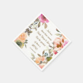 1コリント13:13信仰の願い愛の聖句 スタンダードカクテルナプキン (角)