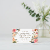 1コリント13:13信仰の願い愛の聖句 名刺 (スタンド正面)