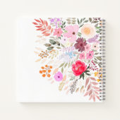 1コリント13:13信仰ホープ愛春フローラ ノートブック (裏面)