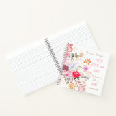 1コリント13:13信仰ホープ愛春フローラ ノートブック (内部)