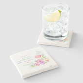 1コリント13:13愛の聖句 ストーンコースター (横)