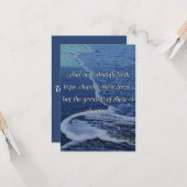 1コリント13:13聖書の聖なる書物、 経典Pic Greeting カード (正面/裏面インサイチュ)