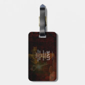 1コリント13:13聖書の聖句引用文の愛について ラゲッジタグ (裏面縦)