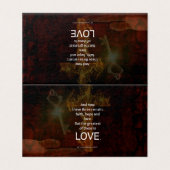 1コリント13:13聖書の聖句引用文の愛について 名刺 (外部フラット)