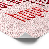 1コリント13:1-13ハート布 ポスター (角)