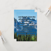 1コリント13:2聖書の詩の写真のグリーティングカード カード (正面/裏面インサイチュ)