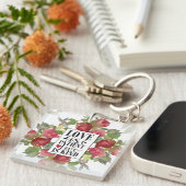 1コリント13:4愛は患者の愛は親切である キーホルダー (正面右)