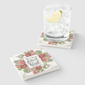 1コリント13:4愛は患者の愛は親切である ストーンコースター (横)