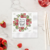 1コリント13:4愛は患者の愛は親切である 縁ありカクテルナプキン (インサイチュ)