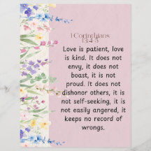 1コリント13:4-5聖書の詩のイメージ