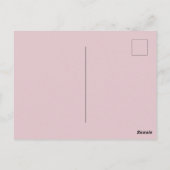 1コリント13:4-5聖書の詩のイメージ ポストカード (裏面)