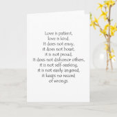 1コリント13 4 5 カード (黄色い花)