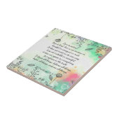 1コリント13: 4-7マウスパッド正方形紙Coas タイル (側面)