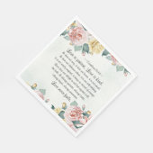 1コリント13:4-8愛は忍耐強く、愛は親切である スタンダードランチョンナプキン (角)