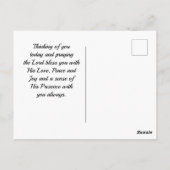 1コリント13:4-8愛は患者の愛は親切である ポストカード (裏面)