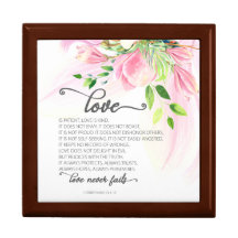 1コリント13:4-8愛は患者ピンクマグノリア