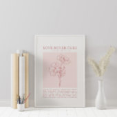 1コリント13:4-8愛は決して失敗しない ポスター