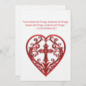 1コリント13:7愛は全てを負う シーズンカード (正面/裏面)