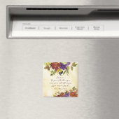 1コリント13:7愛は決して秋のフローラ マグネット (インサイチュ (食洗機))