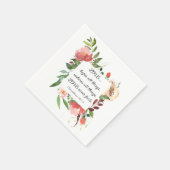 1コリント13:7-8愛は決して失敗しな結婚い スタンダードカクテルナプキン (角)