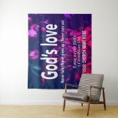 1コリント13:8神の愛は決して教会を滅ぼさない タペストリー (インサイチュ)