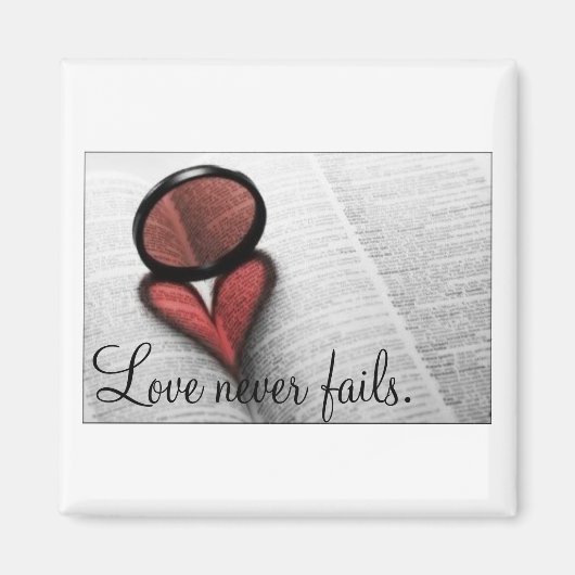 1コリント13:8 マグネット (正面)