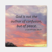 1コリント14:33 マグネット (正面)