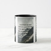 1コリント15:4聖書の聖なる書物、 経典Pic 2トーン マグカップ (中央)