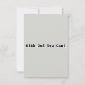 1コリント15:4聖書の聖なる書物、 経典Pic Greeting カード (裏面)